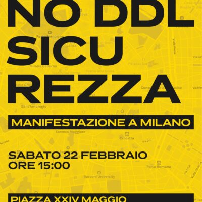 MILANO dice NO al DDL Sicurezza